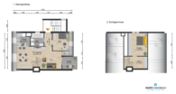 Attraktive 3,5-Zimmer-Maisonettewohnung im Herzen von Rutesheim - Grundriss Whg.