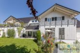 Außergewöhnliche 3,5-Zi.-Whg. im EG mit Süd-Terrasse - Ansicht Süd - Garten u. Terrasse
