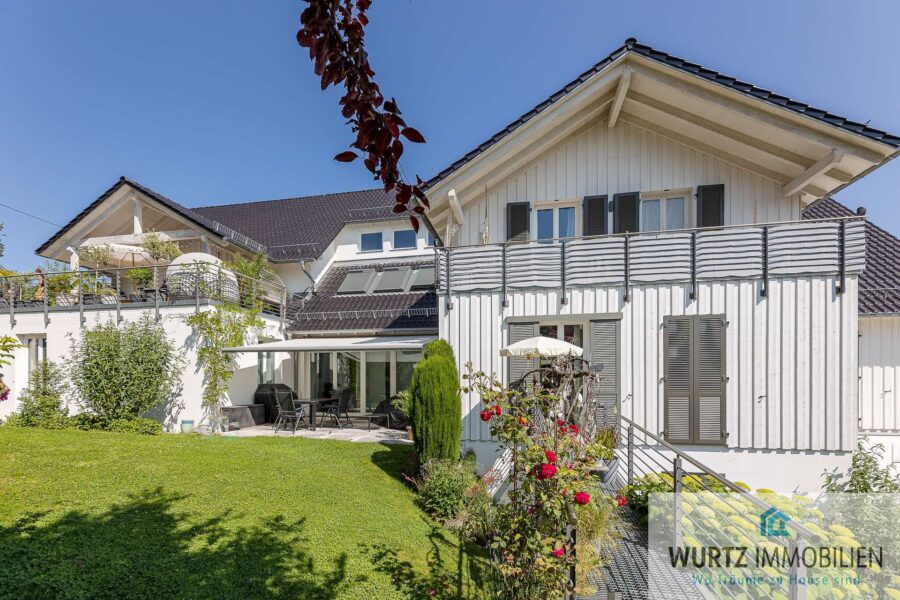 Ansicht Süd - Garten u. Terrasse