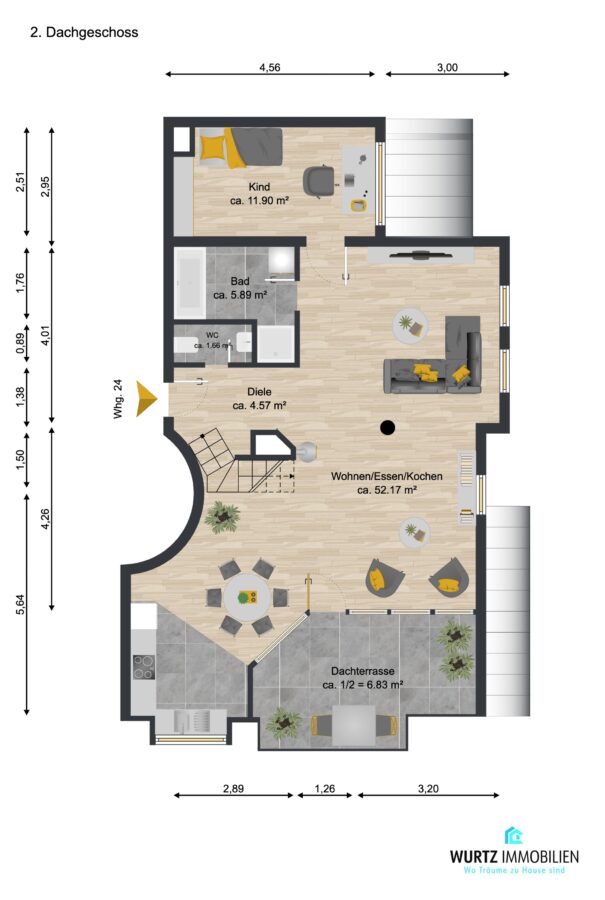 Grundriss 2. DG