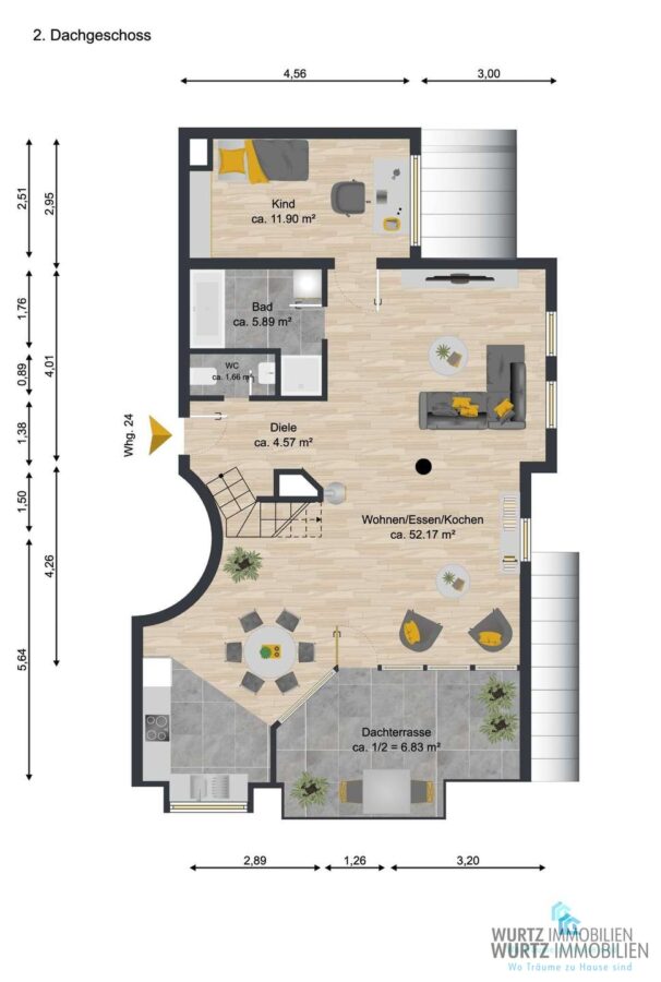 Grundriss Dachgeschoss